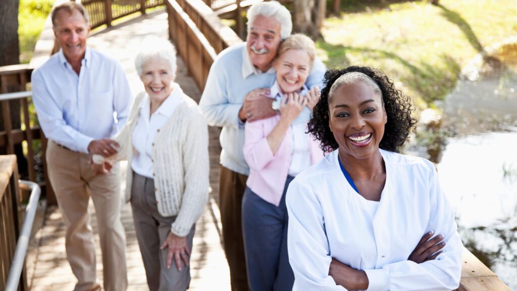Comparison chart highlighting key differences between home care and assisted living