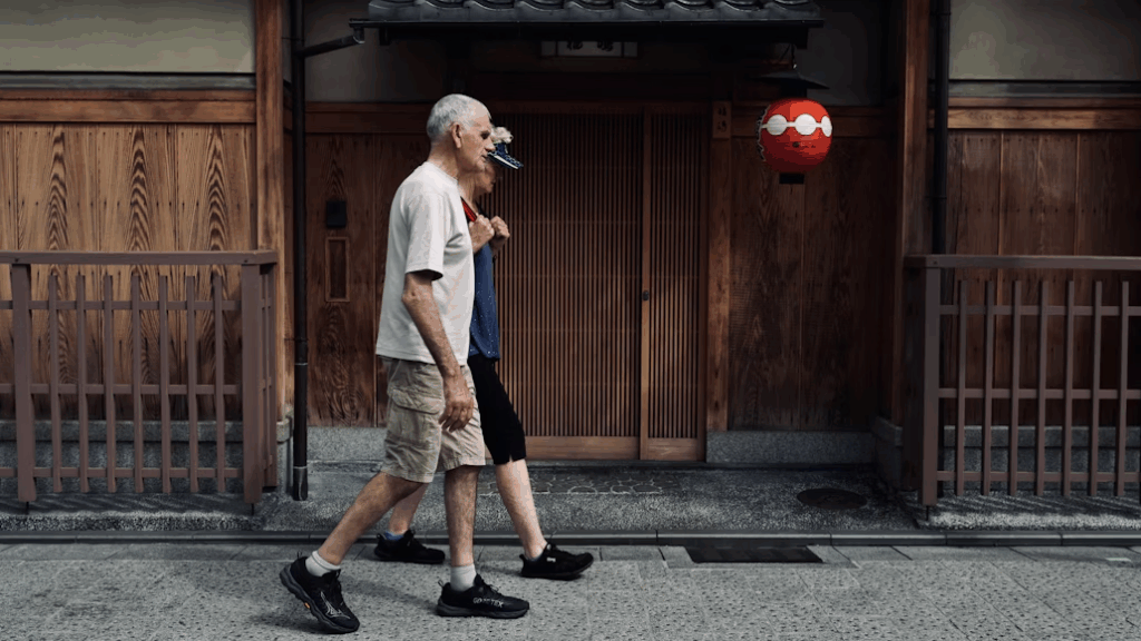 Intergenerational activities involving gardening between a child and elderly woman
