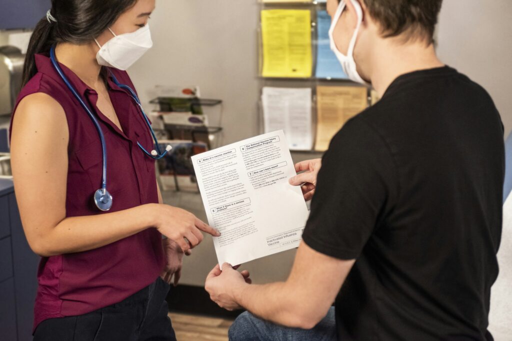 Senior receiving in-home care services through Indiana PathWays for Aging waiver