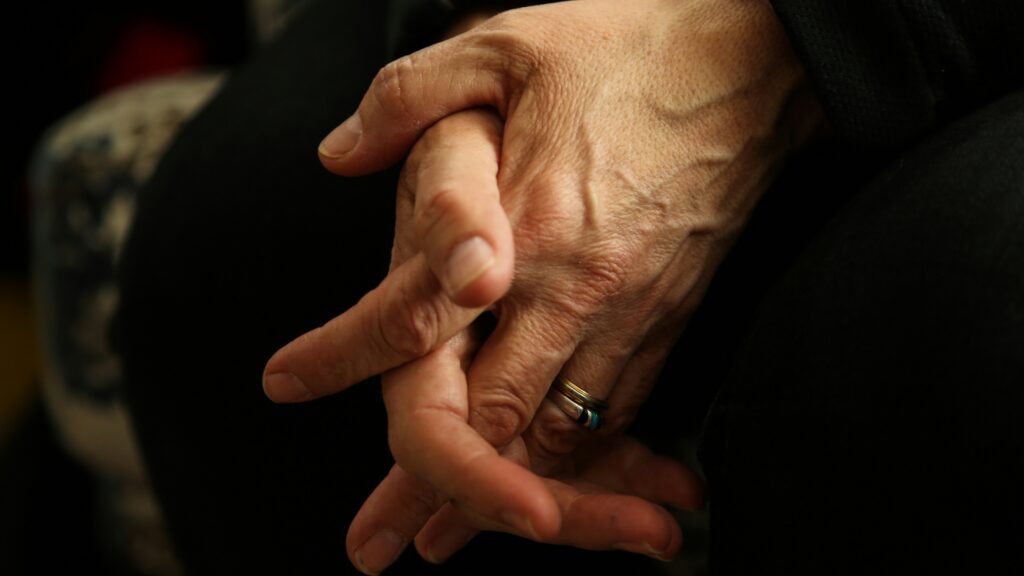 elderly senior living independently at home with in-home care support